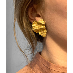 Alocasia Earrings - 14K solid gold