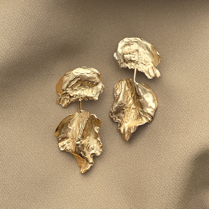 Dewfall Earrings - 14K solid gold