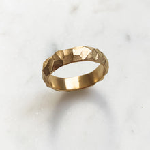 Load image into Gallery viewer, Wide Rough Ring - Solid Gold