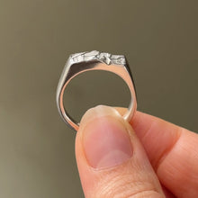 Load image into Gallery viewer, Structured Signet Ring - Silver