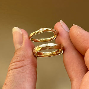 Facet Ring - Solid Gold