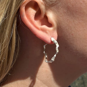 Fagus Hoops - Silver