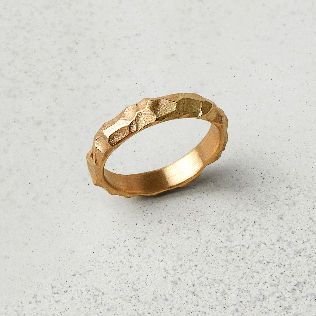 Rough Ring - Solid Gold