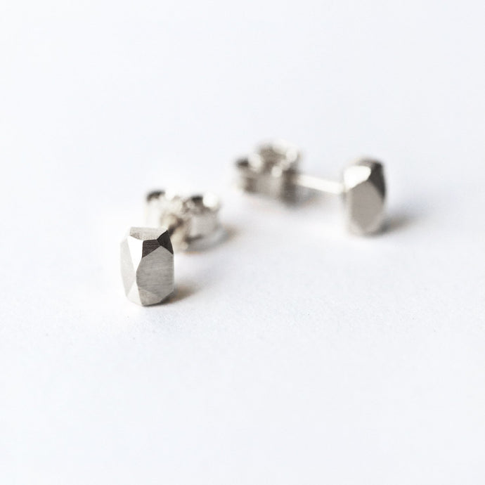 Crystal Studs - Silver