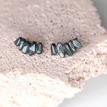 Load image into Gallery viewer, String Crystal Earrings - Oxidised