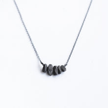 Load image into Gallery viewer, String Crystal Necklace - Oxidised
