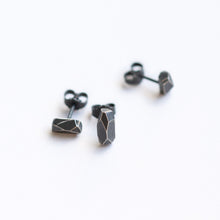 Load image into Gallery viewer, Crystal Studs - Oxidized
