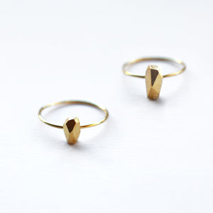 Crystal Ring - Solid Gold