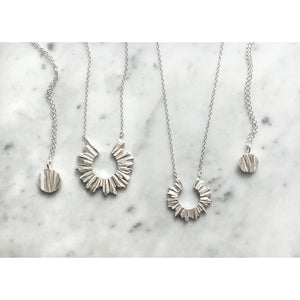 Sun Necklace - Silver