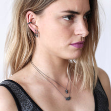 Load image into Gallery viewer, String Crystal Necklace - Oxidised