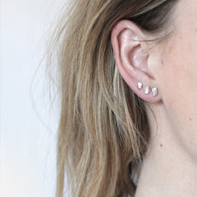 Load image into Gallery viewer, Crystal Studs - Silver