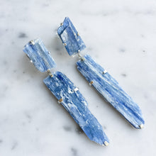 Load image into Gallery viewer, Raw Kyanite Earrings