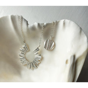 Sun Necklace - Silver