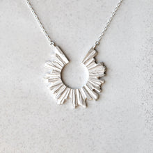 Load image into Gallery viewer, Sun Necklace - Silver
