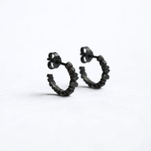 Load image into Gallery viewer, Crystallized Hoops - Oxidized