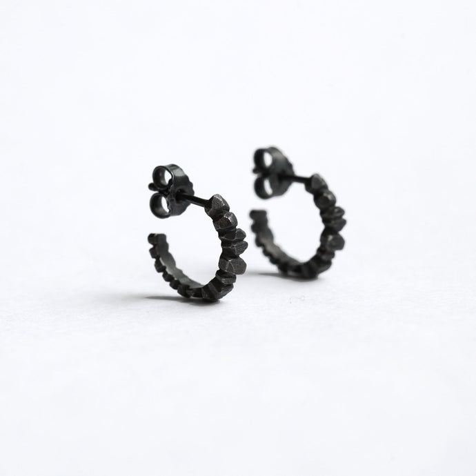 Crystallized Hoops - Oxidized