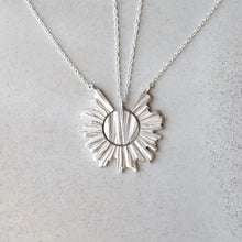 Load image into Gallery viewer, Small Sun Necklace -  Solid Gold