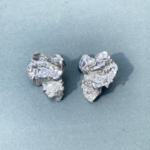 Alocasia Earrings - Silver