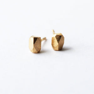 Crystal Studs - 14K Solid Gold